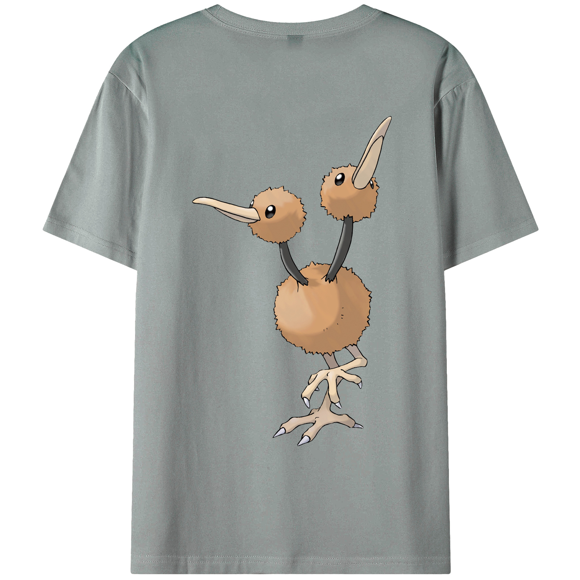 （画像用） ポケットモンスター Pokémon 綿100％ メンズ半袖Tシャツ（バックプリント） 通気性